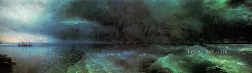 De la calma al huracán 1892 Romántico Ivan Aivazovsky Ruso Pintura al óleo